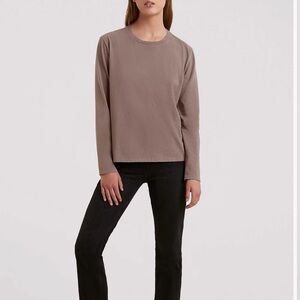 nuuds Long Sleeve Everyday T-Shirt size L 100% cotton